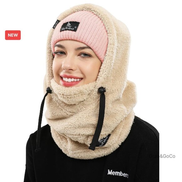 Accessories - Ultralight Fleece Balaclava Ski Mask Wind-Resistant Winter Face Cover Unisex